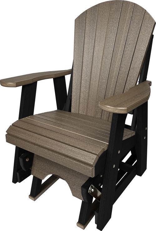 Adirondack Single Glider - Poly Lumber Outdoor Chair