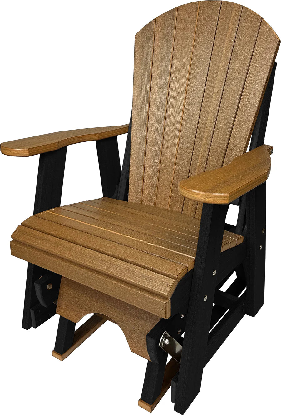 Adirondack Single Glider - Poly Lumber Outdoor Chair