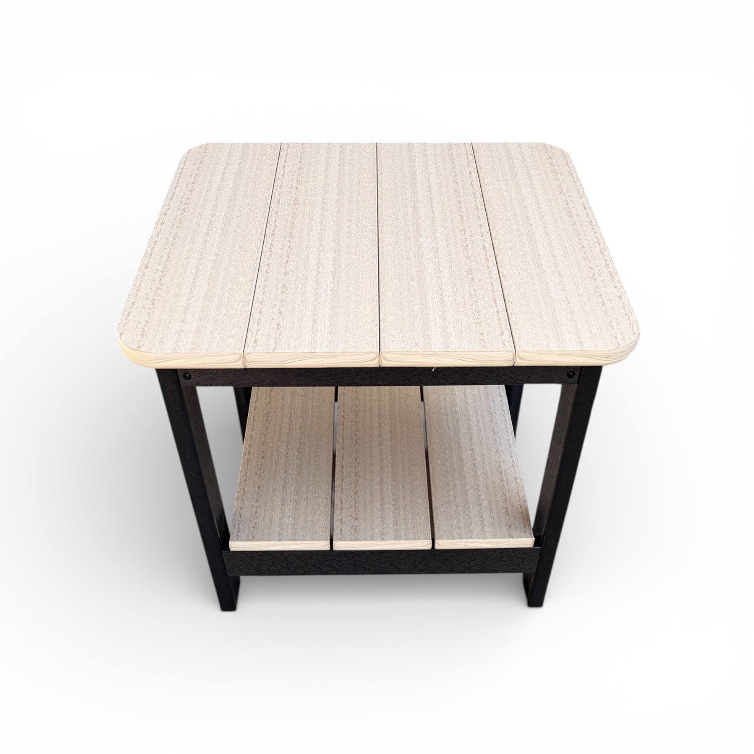 22-Inch Square Outdoor End Table - Poly Lumber