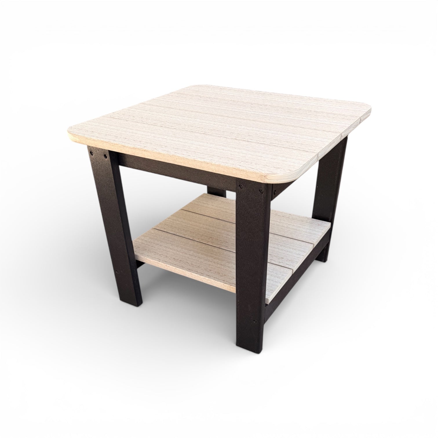 22-Inch Square Outdoor End Table - Poly Lumber