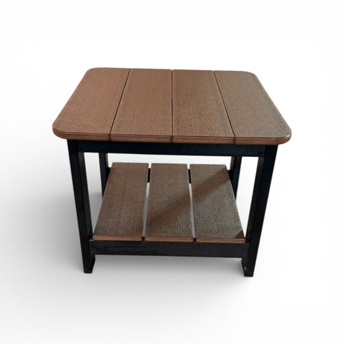 22-Inch Square Outdoor End Table - Poly Lumber